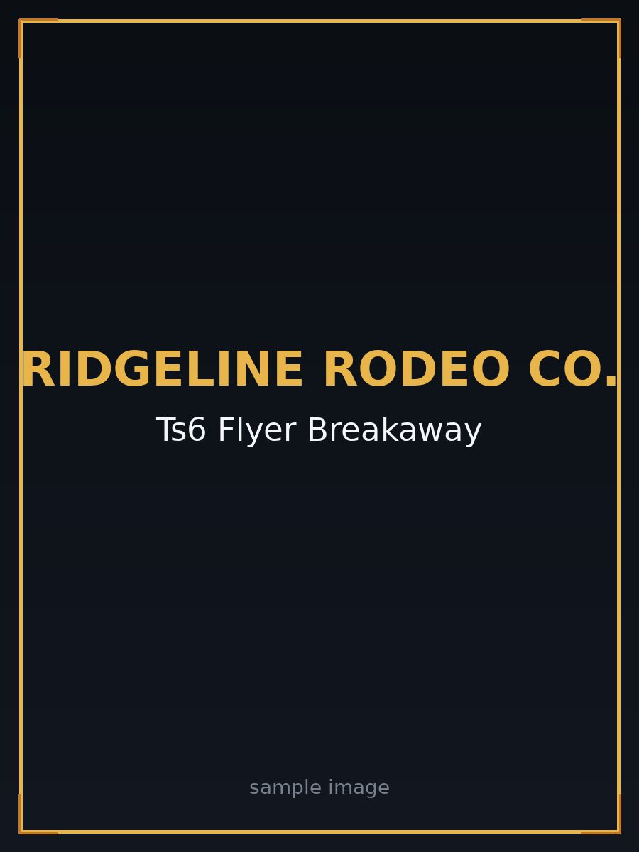 Breakaway & Goat Tying flyer