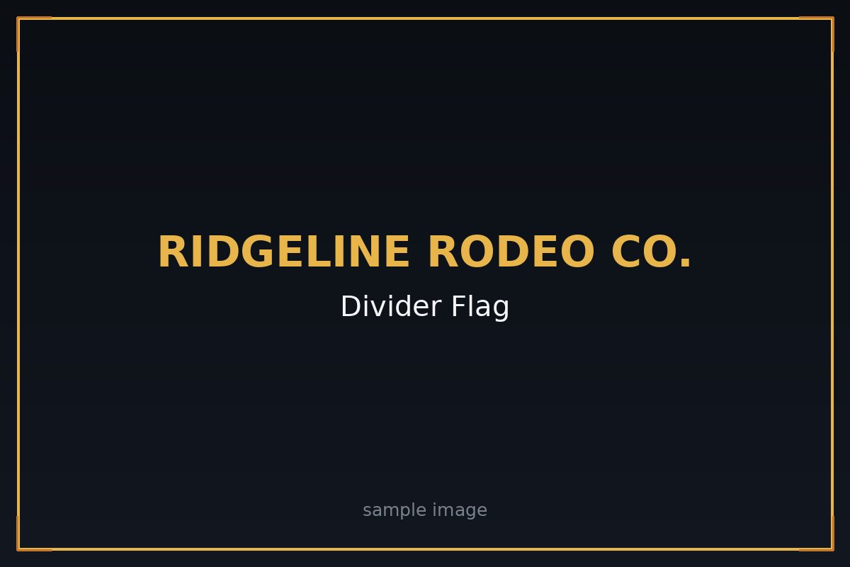 Ridgeline Rodeo competitor carrying the flag